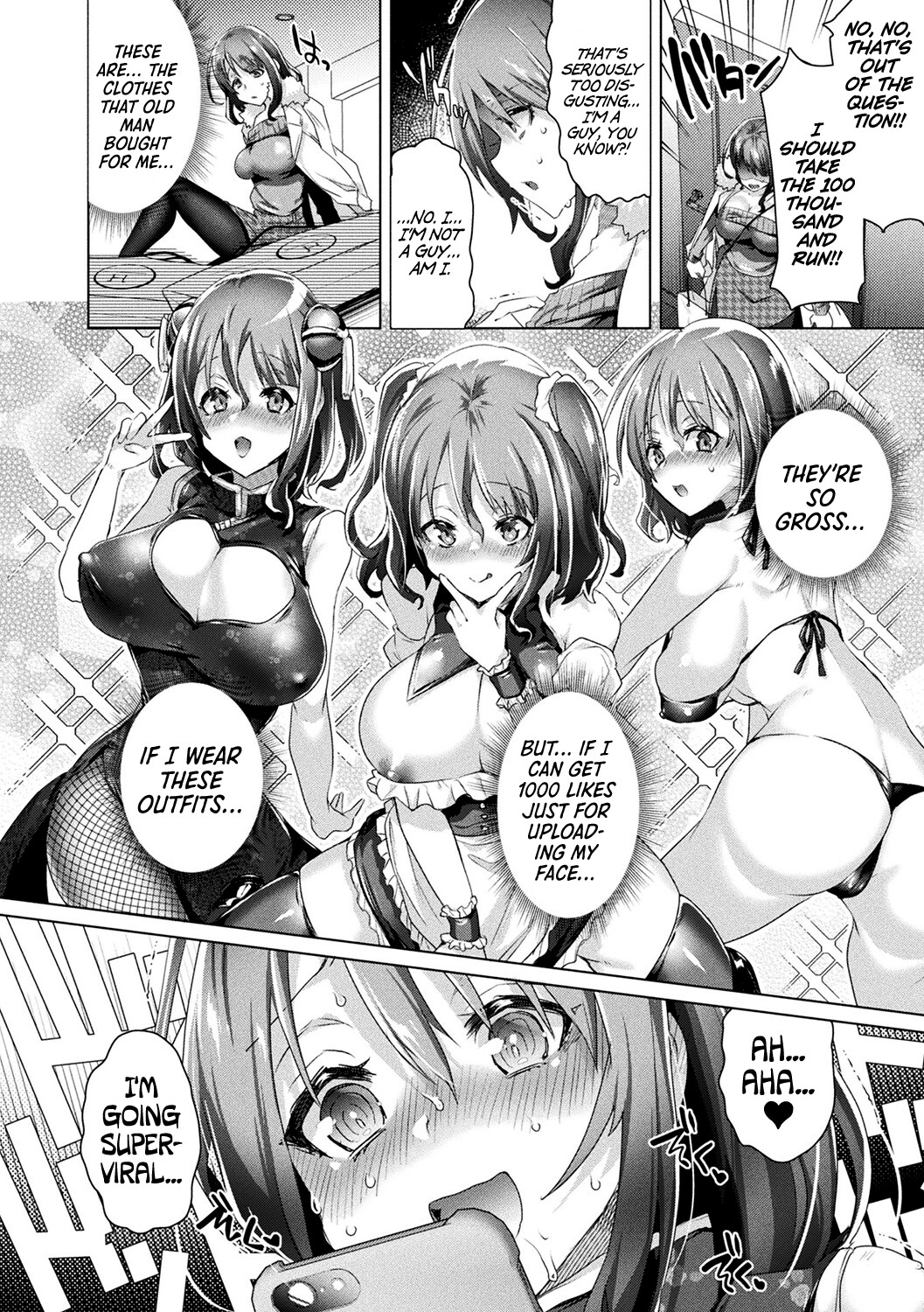 Hentai Manga Comic-Feminization Pandemic!! Sugar Daddy-Read-8